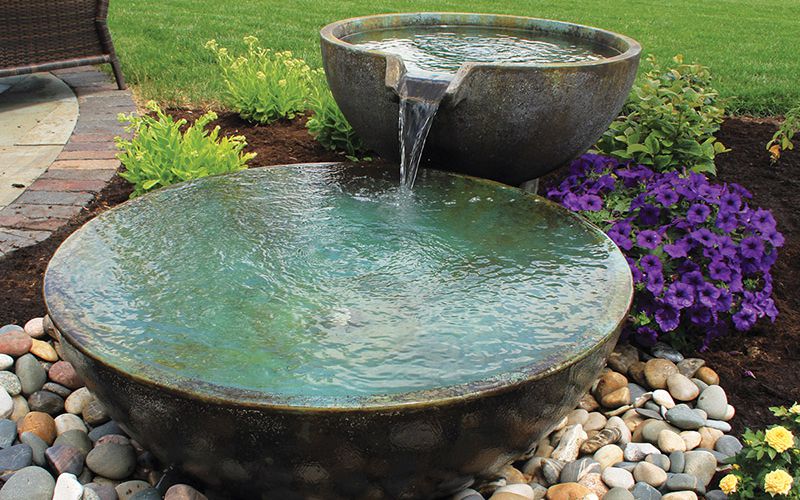 Fuentes para jardín